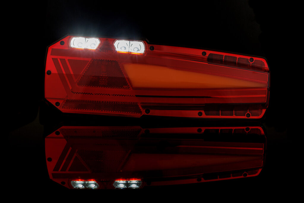 LZD 2650 Lampa zespolona tylna MAVIC z trójkątem odblaskowym