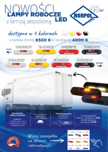 Horpol lampa robocza z lampą zespoloną LRD