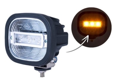 Lampa robocza ze światłem ostrzegawczym LRD 3068