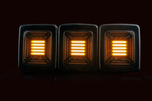 Lampa zespolona tylna CUBE LZD 2875/GRAPHITE z ramką czarną